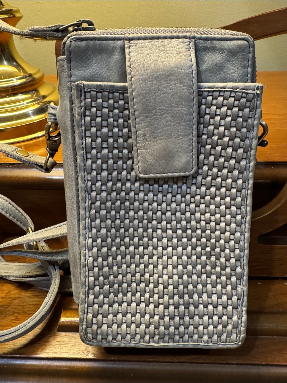 MILO Ella Crossbody Wallet Grey